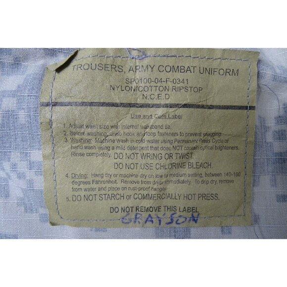 ACU Trousers Small Long & Coat Sm X-Long Digital Camo/Nylon Ripstop Army Combat - Picture 7 of 7